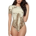 thumbnail image 2 of Picia New York Womens One Piece Swimsuits Modest Tummy Control Bathing Suits Lace Up Slimming Swim Suit-Small, 2 of 9