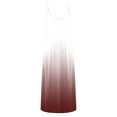 thumbnail image 5 of Liquidation d'Été 2025! Robe pour Femme Grande Taille, Liquidation de Robes d'Été pour Femmes, Robes d'Été pour Femmes Imprimées Sans Manches à Col Rond Robe Décontractée Robes, 5 of 5