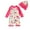 Red, variant on Happy Town Toddler Baby Girl Floral Swimsuit Long Sleeve One-Piece Rash Guard Bathing Suit with Hat