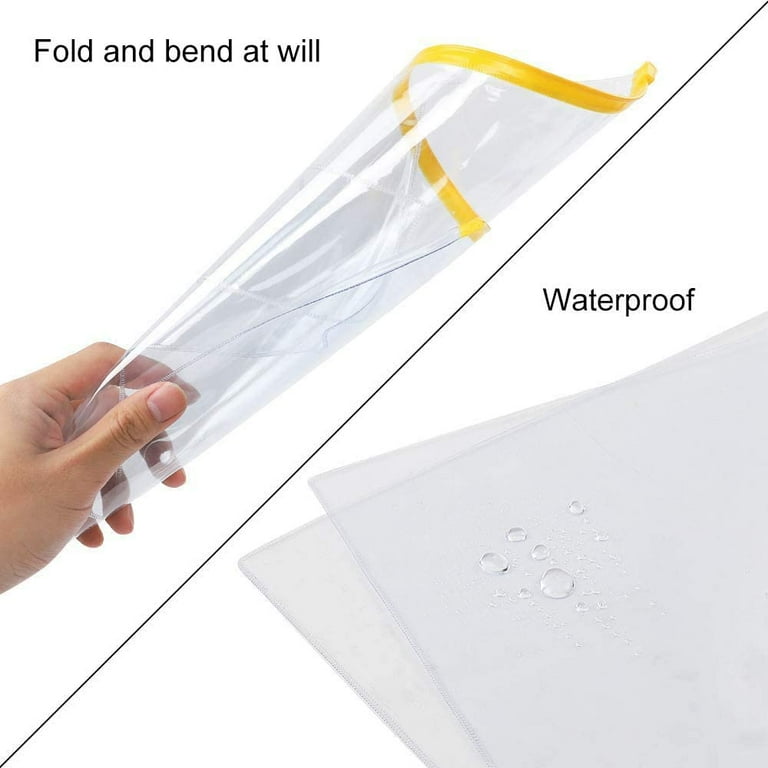 Plastic envelope with zipper deals