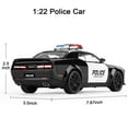 thumbnail image 4 of Police Car Toys for Boys Age 3-12 1:22 Hellcat Toy Cars Diecast Metal Car Model with Light, 4 of 7