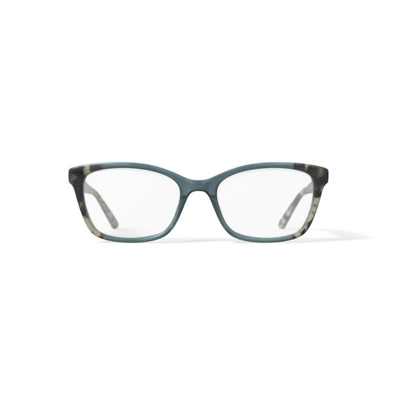 Hurley Womens Cortina Prescription Eyeglasses with Case, Green/Tortoise