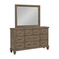 thumbnail image 4 of New Classic Furniture Mariana 5-Piece Wood King Bedroom Set w Chest in Mocha, 4 of 10