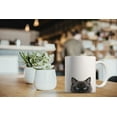 thumbnail image 6 of WIRESTER 11 Oz Ceramic Tea Cup Coffee Mug, Animal White Silver Point Ragdoll Cat Paws Up, 6 of 7
