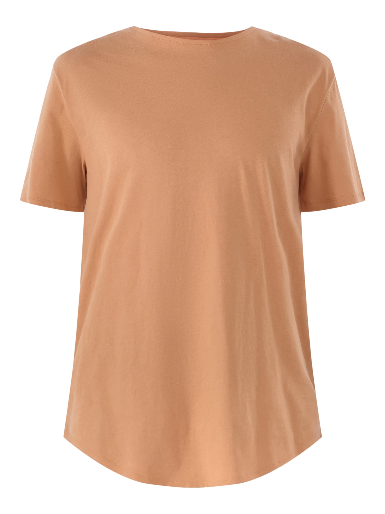 No Boundaries Men's & Big Men's Longline Curved Hem Elongated Tee Shirt, 2-Pack, Sizes XS-5XL