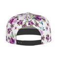 thumbnail image 4 of Balery Baseball Cap Flat Bill Hats for Men Adjustable Size for Running Workouts and Outdoor Activities All Seasons Dad Hat(Rose Flowers ), 4 of 9