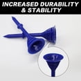 thumbnail image 4 of Golf Tees Plastic 3 1/4 inch Long Unbreakable Upgrade 83mm Flexible Low Resistance Cushion Multiple Colors, 4 of 6