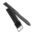 thumbnail image 3 of Hadley-Roma Men's 20mm Leather Watch Strap, Color:Black (Model: MSM886RA-200), 3 of 3