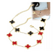 thumbnail image 1 of Xtellar 2pz Buena Suerte Pulsera Joyeria De Trébol De Cuatro Para, 1 of 1