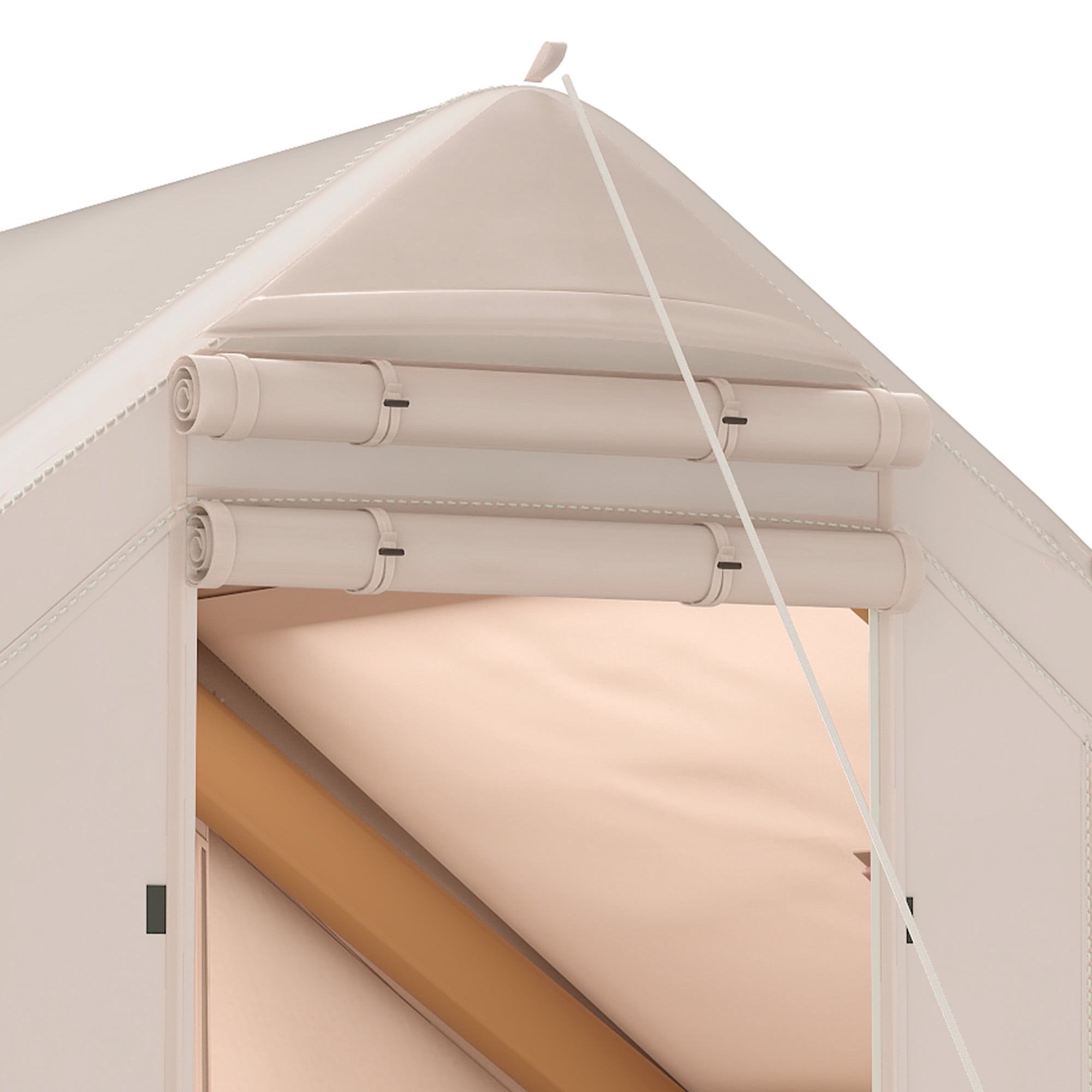 Dextrus Easy Setup 4 Season Waterproof Windproof Outdoor Blow Up Glamping Tent with Pump, Suitable for 2-6 people
