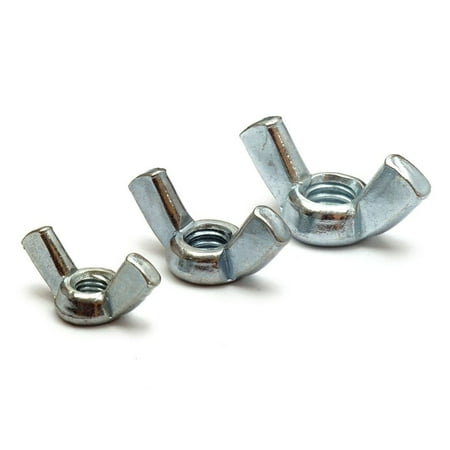 

#1024 Wing Nuts Zinc CR+3 50 Pack