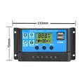 thumbnail image 2 of Efficient Solar Controller 12V 24V 60A 50A 40A 30A 10A Solar Regulator PWM Battery Charger LCD Display Dual USB 5V Outpu ,Improvement of Charging Speed, 2 of 5