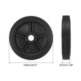 thumbnail image 2 of Uxcell Air Compressor Wheel Universal Air Compressors Wheel Replacement Parts for Easy Mobility Black 6.5 Inch, 2 of 6