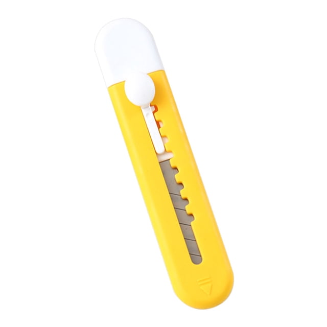 Ongmies Cute Mini Box Cutter – Retractable Art Cutter with Cloud, Fruits, and Animal Patterns, Portable Letter Opener for Envelopes, Paper, Bags, and Diy Crafts