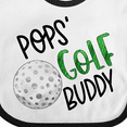 thumbnail image 4 of Inktastic Pops' Golf Buddy with Golf Ball Boys or Girls Baby Bib, 4 of 4