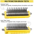 thumbnail image 2 of Pet Deing Comb, 2 Sided Undercoat Rake Ging Tool For Cats Dogs Ergonomic Deing Comb, 2 of 5