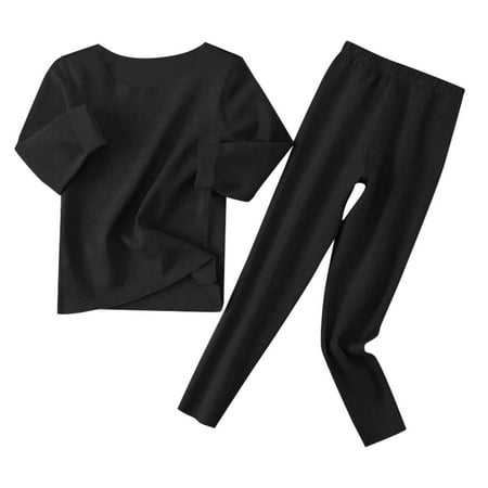 

Little Kids Boys Nightclothes Solid Color Turn-Down Collar Long Sleeve Tops Blouse Pants Trousers Pajamas Outfits Set Loose Elegant Fittness Homewear