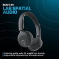 thumbnail image 3 of Auriculares inalámbricos JLab Go Lux ANC, grafito, cancelación activa de ruido híbrida, auriculares Bluetooth supraaurales premium, sonido personalizable, modo Be Aware, comodidad de espuma en la nube, 3 of 5