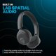thumbnail image 3 of Auriculares inalámbricos JLab Go Lux ANC, grafito, cancelación activa de ruido híbrida, auriculares Bluetooth supraaurales premium, sonido personalizable, modo Be Aware, comodidad de espuma en la nube, 3 of 5