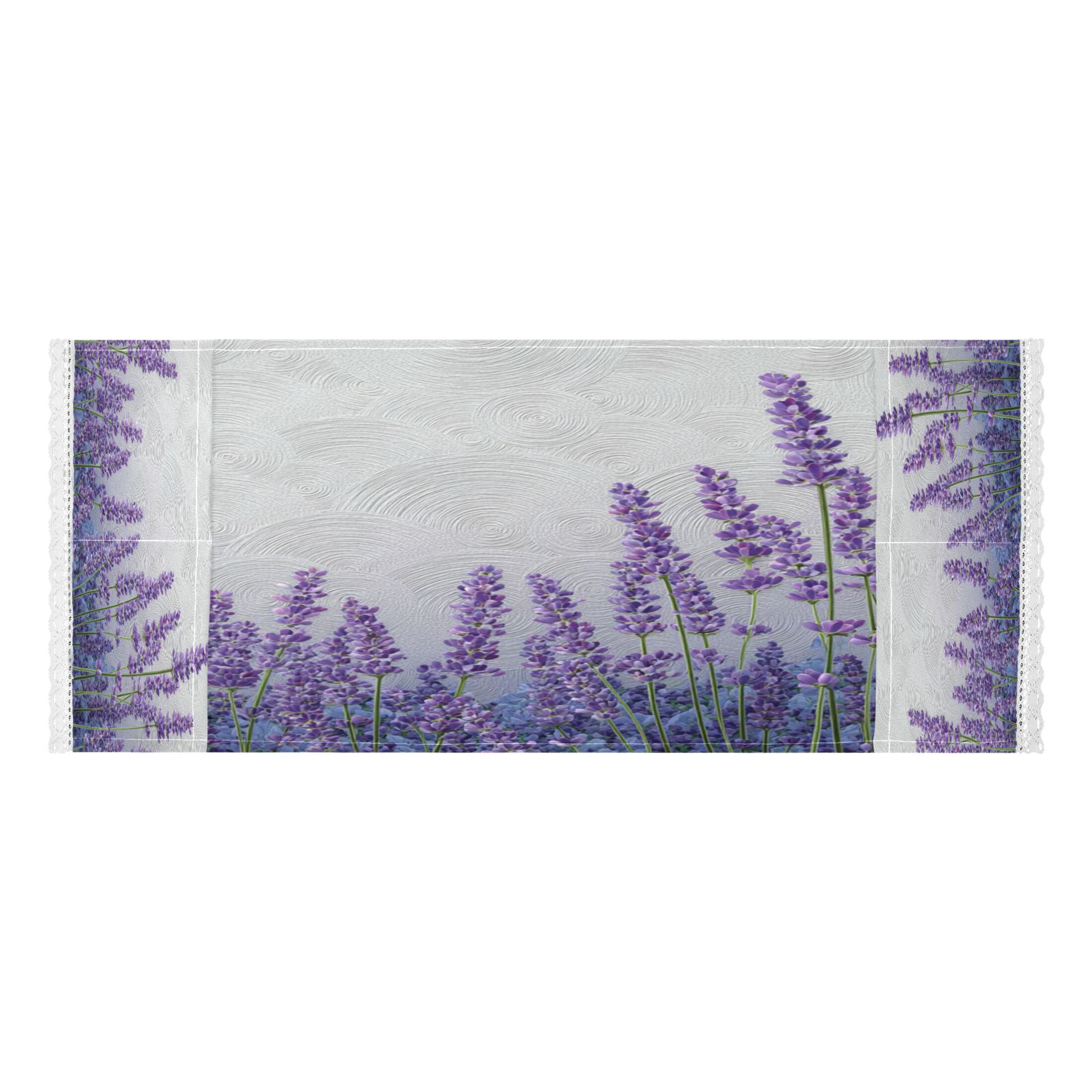 Wobogo Lavender Bushes Washing Machine Cover Dustproof Washer Dryer Cover Waterproof Laundry Room Decorative Protector