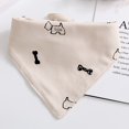thumbnail image 3 of Dog Triangle Bandana Creative Cotton Soft Plaid Pet Collar Dog Triangle Bib, 3 of 10