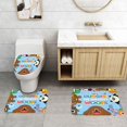 thumbnail image 2 of Hey Duggee Juego de 3 alfombras de baño de coral fleece: tapete de baño + alfombra de inodoro en forma de U + funda de tapa de inodoro en forma de O, 2 of 6