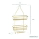 thumbnail image 2 of Estante Organizador Colgante Extra Amplio con 3 Niveles Organizador Para Regadera Dorado Moorefield, 2 of 9