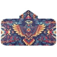 thumbnail image 5 of Yayeee Kids Hooded Towels Toddler Soft Absorbent Beach Bathing Wrap 50" x 23.5", Geometric Eagle, 5 of 5