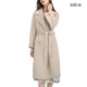 thumbnail image 4 of Sonducket Otoño mujer manga larga Color sólido botón viento abrigo boda ceremonia chica frente abierto ropa regalo de cumpleaños Abrigos y chamarras Beige M Sonducket AP013344-08, 4 of 6