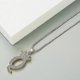 thumbnail image 1 of Collar colgante Yuxing con circonita cúbica Letra Q, 1 of 5