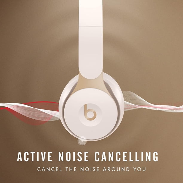 Beats Solo Pro Wireless Noise Cancelling On-Ear Headphones (Ivory