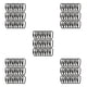 thumbnail image 1 of Wosthever Paquete de 24 llaveros de mosquetón con anillo en D de metal, miniganchos, pinzas de escalada para mochila, soporte para llavero para Type5 NO5, 1 of 6