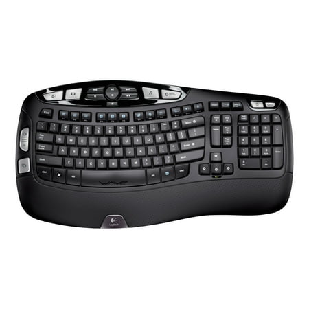 Logitech K350 Wireless Keyboard, Black