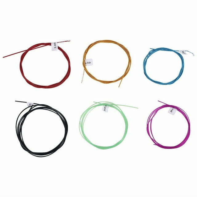 Cordes de Guitare Classique A107C Cordes en Nylon Colorées pour Guitare Classique