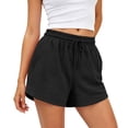 thumbnail image 4 of Womens Sweat Shorts Summer Casual Loose Athletic Workout Drawstring Comfy Running Shorts Beach Vacation Clothes, L, 4 of 5