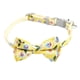 thumbnail image 1 of Collar dividido para gatos Apuakthei, corbata y cascabel, linda pajarita para perros con estampado de leopardo, collar de seguridad para gatitos, 1 of 5