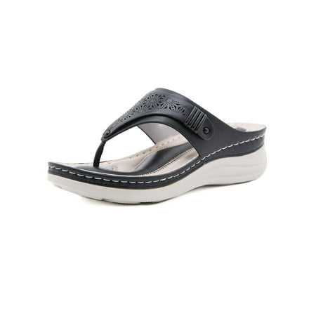 

Women s Orthopedic Arch Support Flip Flops Summer Comfortable Walking Orthotic Thong Sandals