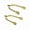 gold, variant on Traditional U Shape English Equestrians Spur Light Weight Design With Zincs Alloy Construction For Equestrians Training