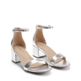 thumbnail image 3 of Sandalia para Mujer DREAM PAIRS 9.5 Plata Tacón Bajo y Grueso, 3 of 7