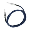 thumbnail image 3 of 1/4 Inch Guitar Cable Noise Reduction Braid Shielding Instrument Cable for Electric Guitar Amplifier Blue, 3 of 7