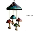 thumbnail image 3 of JHGoosa Border New Resin Wind Chime Campanula Handmade Art Unique Resin Wind Chime Colorful Chime Whimsical And Enchanting Nature, 3 of 9