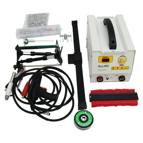 INTBUYING Car Dent Puller Kit Aluminum Body Repair Machine Spot Welder 220V 1.5KW M15D