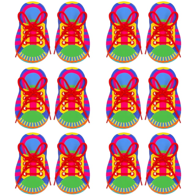 Juguetes didácticos para enhebrar cordones ZAKVOOR para niños, 12 juegos
