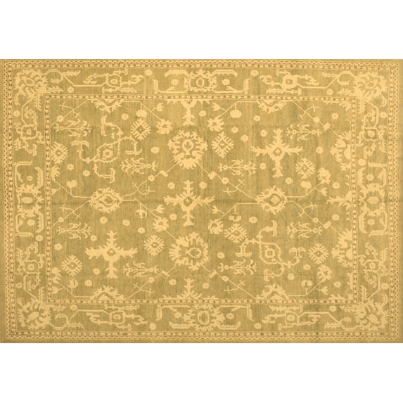 Ahgly Company Indoor Rectangle Oriental Brown Traditional Area Rugs, 2' x 3'