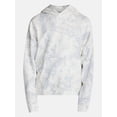 thumbnail image 5 of No Boundaries Boxy Fit Oversized Fleece Hoodie with Long Sleeves, Men's XS-4XLT, 5 of 5