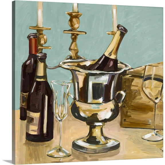 Great BIG Canvas | "Dinner Party II" Canvas Wall Art - 24x24