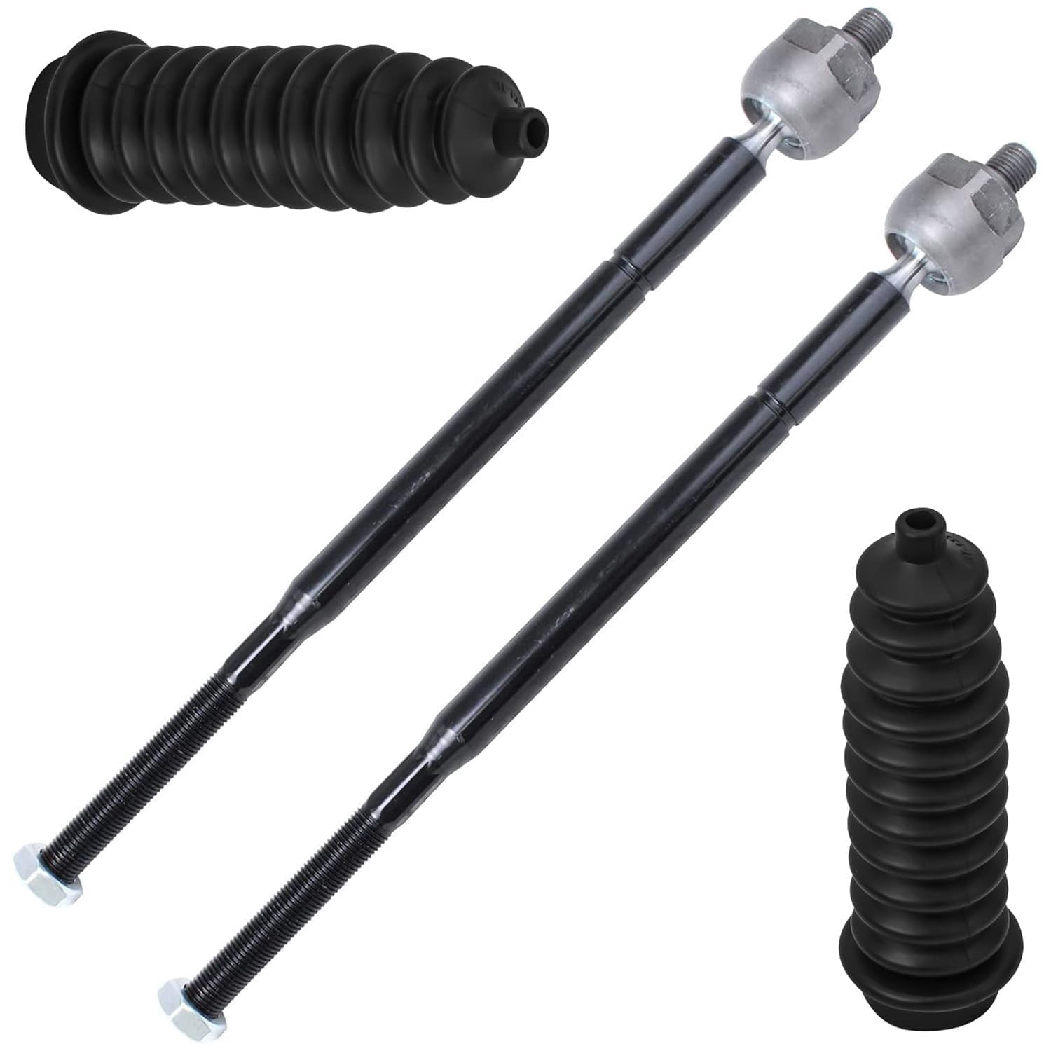 Detroit Axle - Front Lower Control Arms w/Ball Joints Sway Bars Tie Rods Boots Replacement for 2008-2010 Town & Country Dodge Grand Caravan 2009-2011 VW Routan