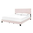 thumbnail image 4 of HomeFare Simple une Boîte de Lit de Latte de Velours dans Blush, 4 of 10