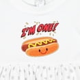 thumbnail image 4 of Inktastic Im One Hot Dog First Birthday Girls Baby Dress, 4 of 5