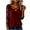 Red, variant on Sexlip Womens Lace Sleeve Blouse Long Sleeve Cut Out Design Soft Fabric Relaxed Silhouette for Casual Wear Black M